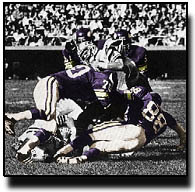 Meeting at the quarterback.