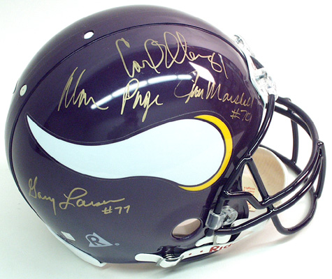 signed helmet